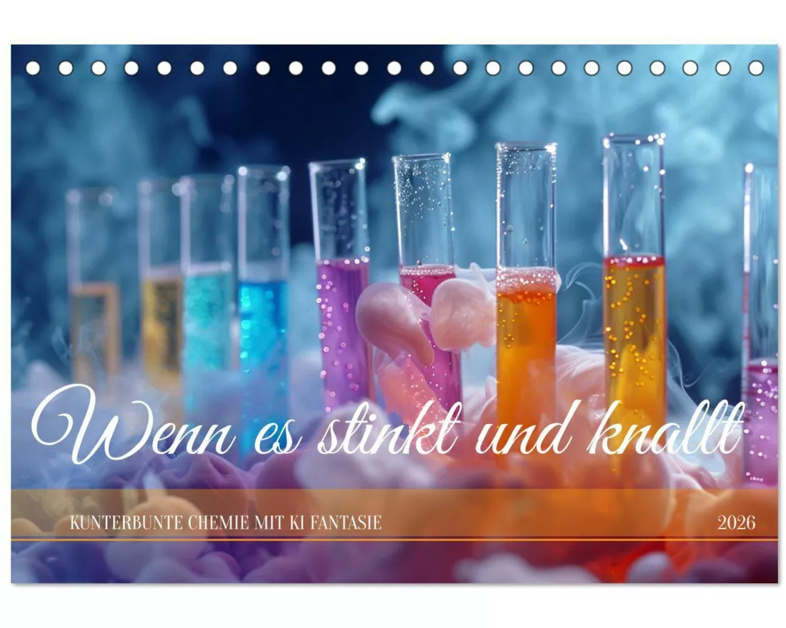Wenn es stinkt und knallt (Tischkalender 2026 DIN A5 quer), CALVENDO Monatskalender