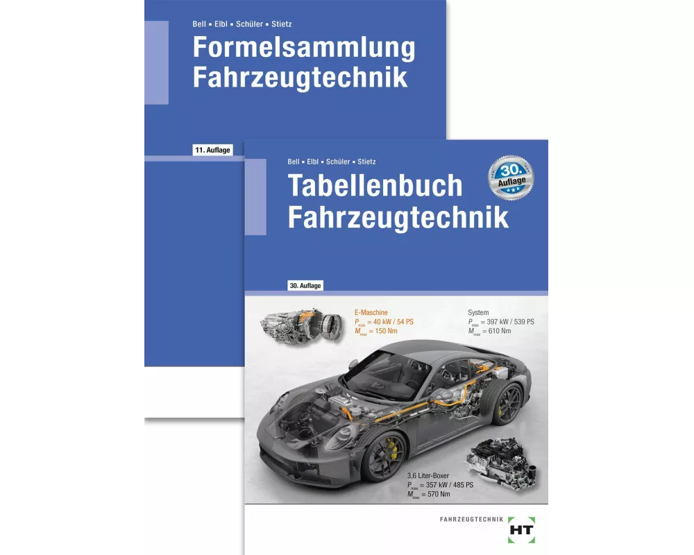 Paketangebot Tabellenbuch Fahrzeugtechnik und Formelsammlung Fahrzeugtechnik