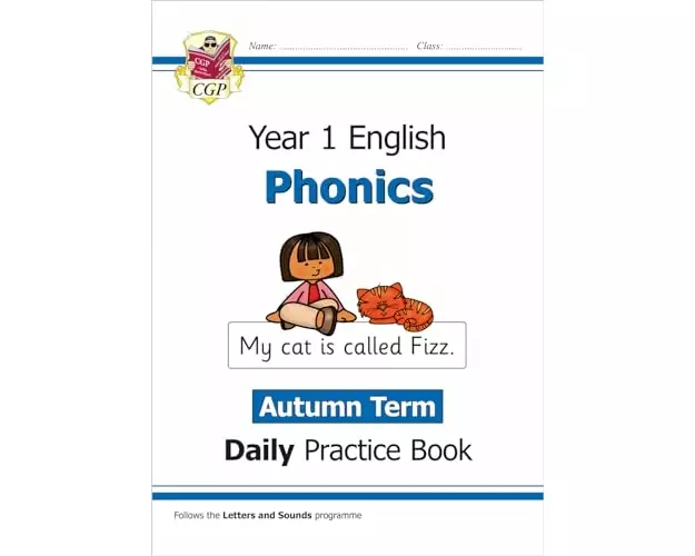 KS1 Phonics Year 1 Daily Practice Book: Autumn Term