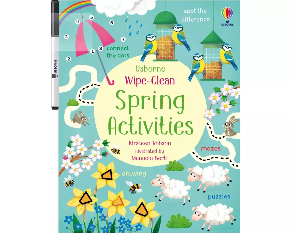 Wipe-Clean Spring Activities
