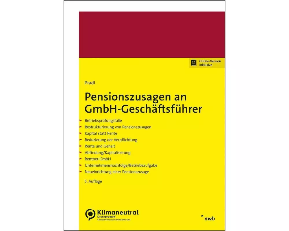 Pensionszusagen an GmbH-Geschäftsführer