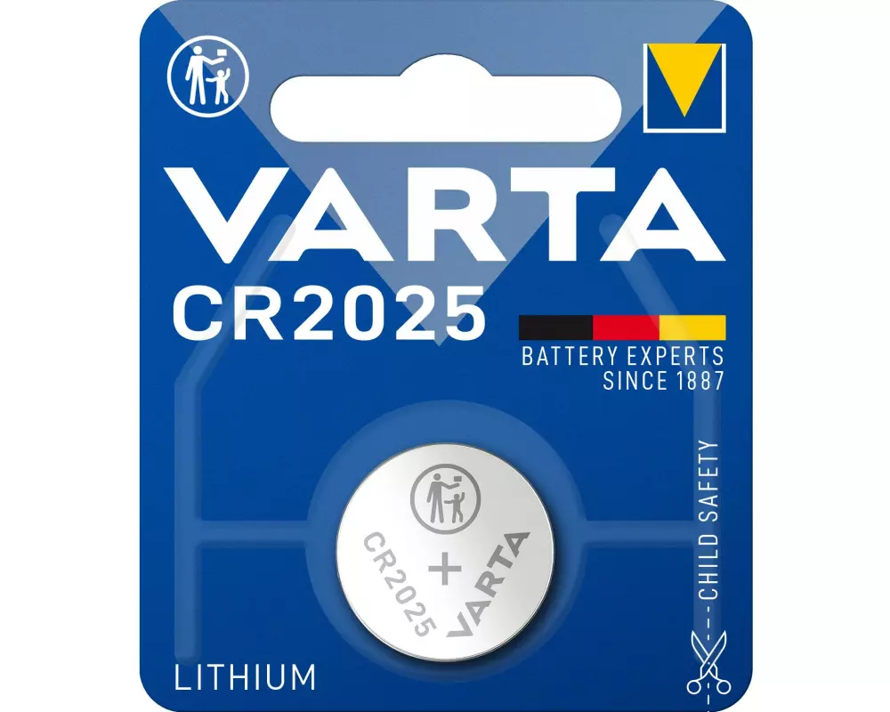 Varta Knopfzelle CR2025 , 1 Stück