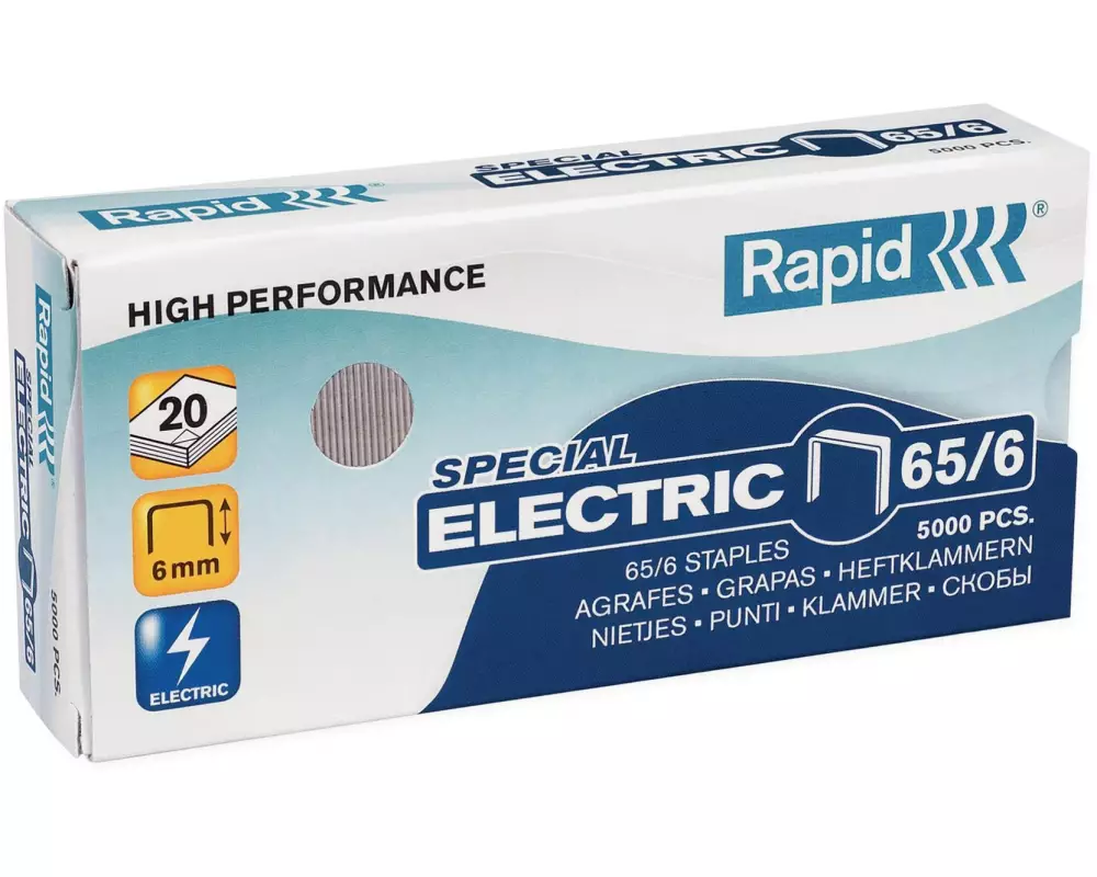 Rapid Heftklammern Strong, 65/6, 5000 Stück