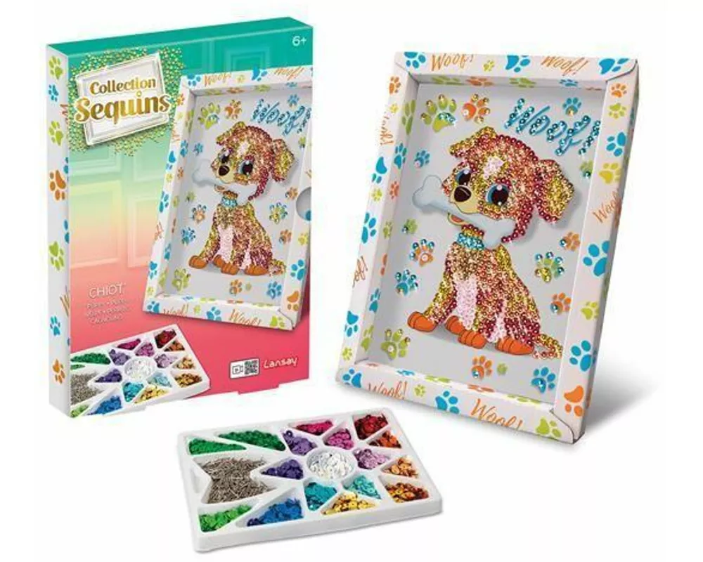 Lansay - Paillettenkunst Hund