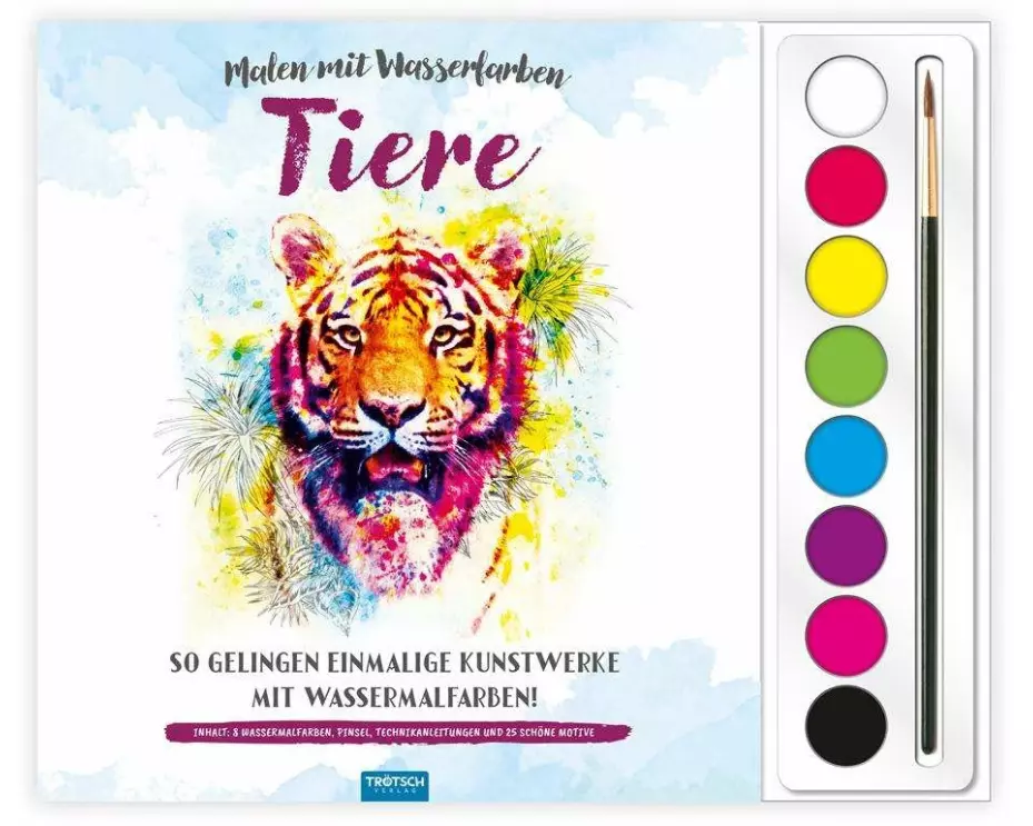 Trötsch Malen mit Wasserfarben Tiere