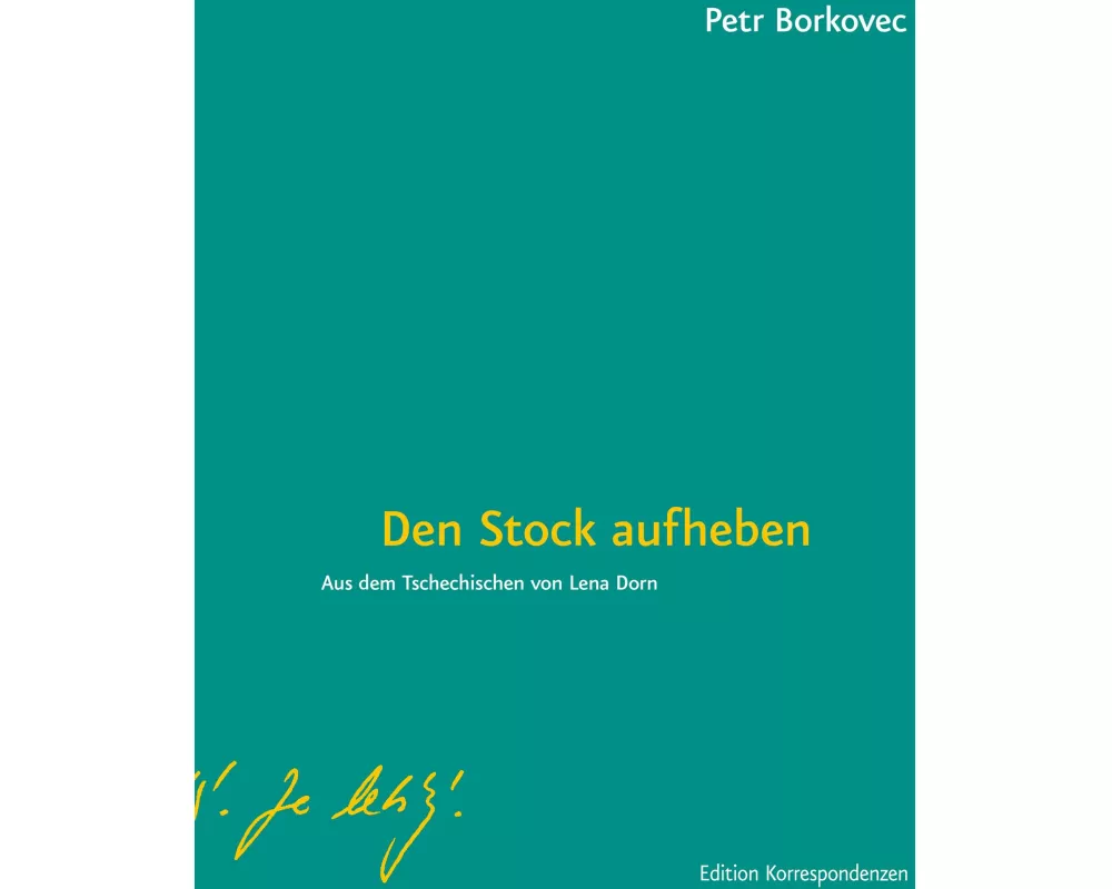 Den Stock aufheben