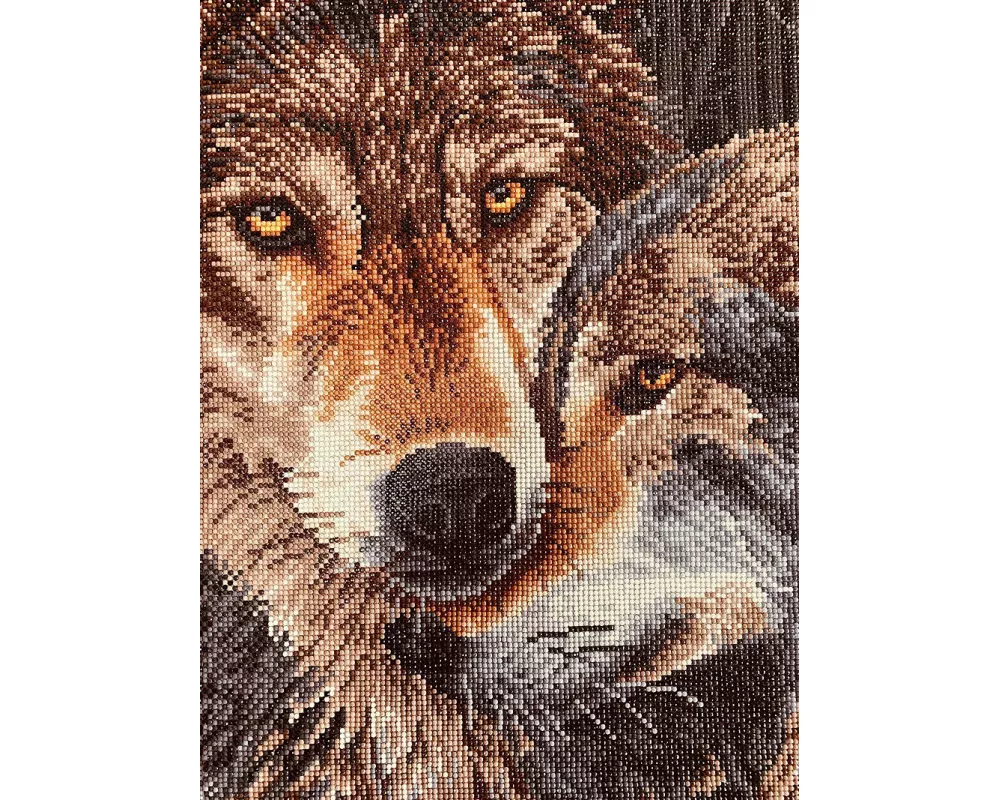 Diamond Painting Wolf Liebe