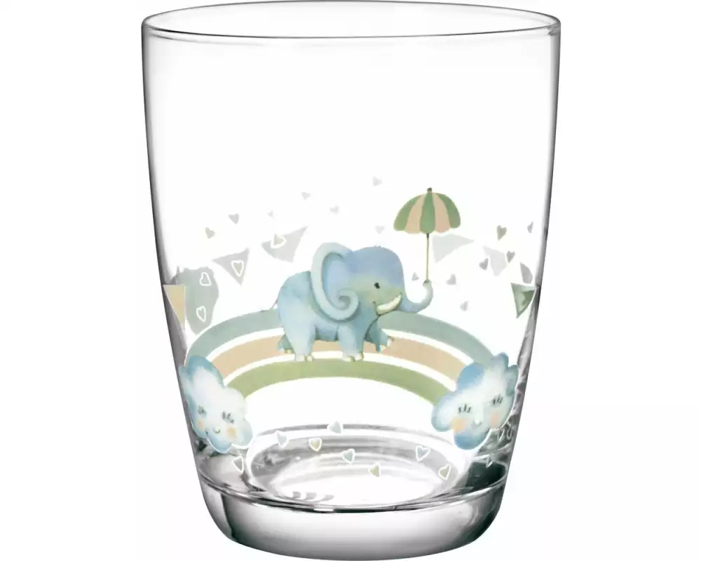 Villeroy & Boch Kindertrinkglas Walk Elephant 150 ml, 2-teilig