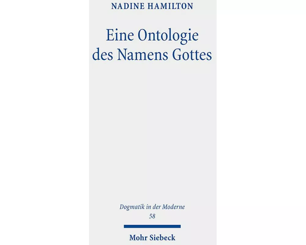 Eine Ontologie des Namens Gottes