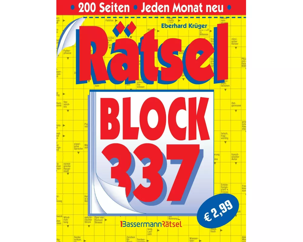 Rätselblock 337 (5 Exemplare à 2,99 €)