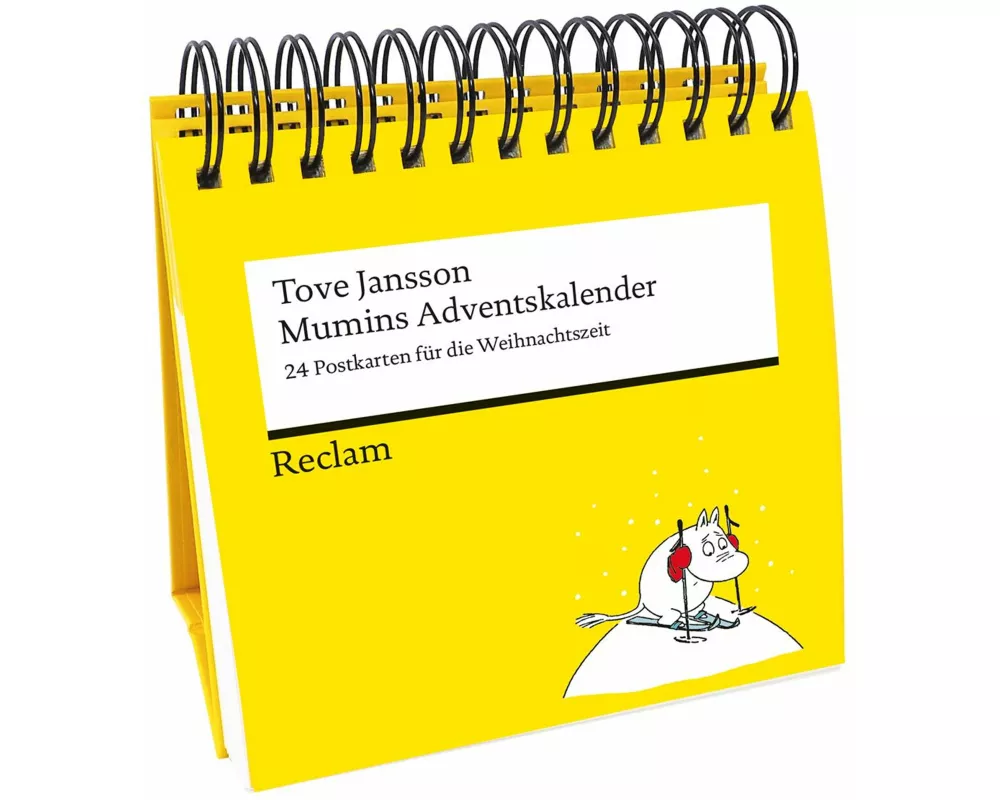 Mumins Adventskalender. 24 Postkarten für die Weihnachtszeit (Advents-Postkartenaufsteller)