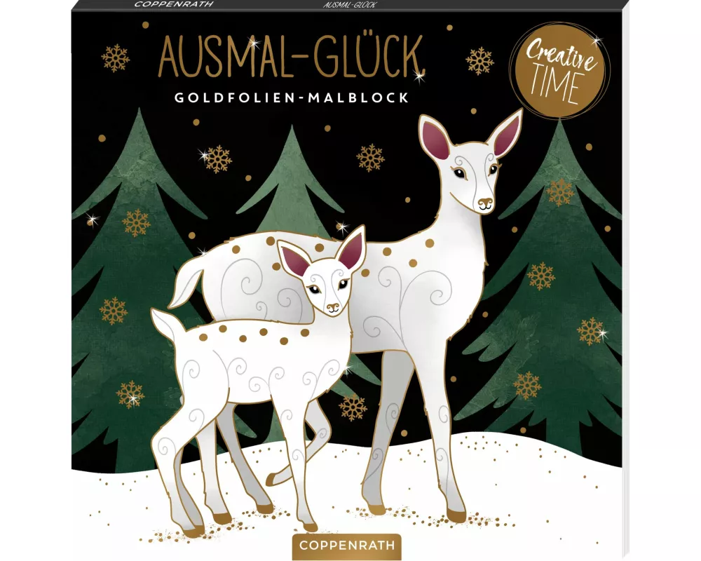 Ausmal-Glück Goldfolien-Malblock