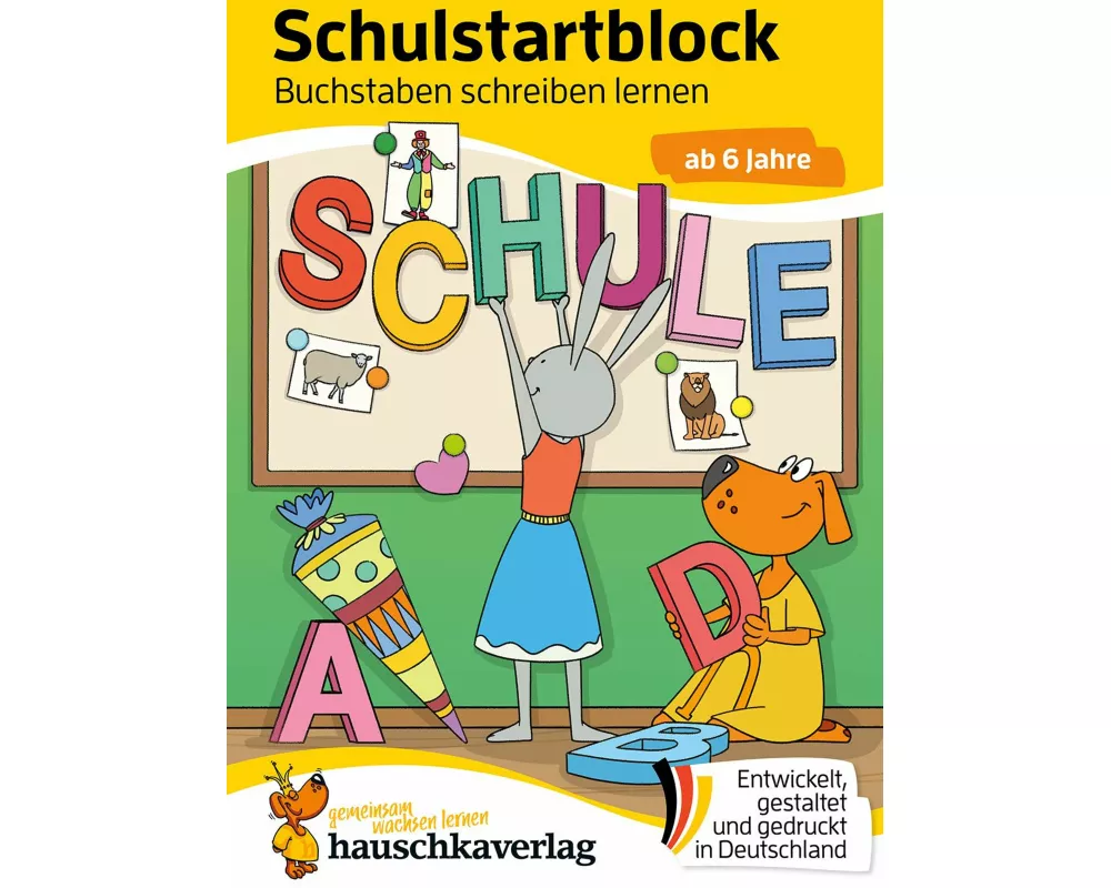 Schulstart-Block ab 6 Jahre - Buchstaben schreiben lernen