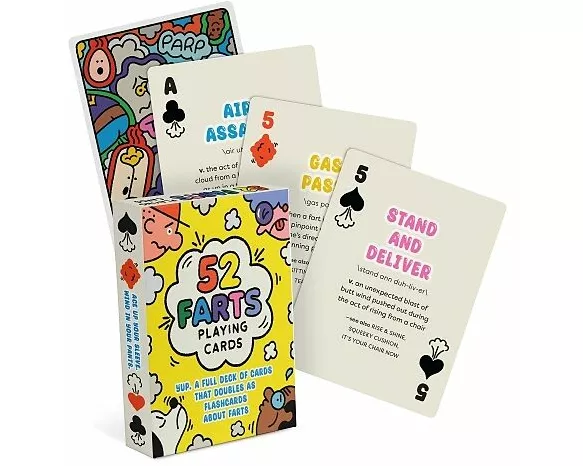 Knock Knock Kids Fart Card Deck Fart Deck