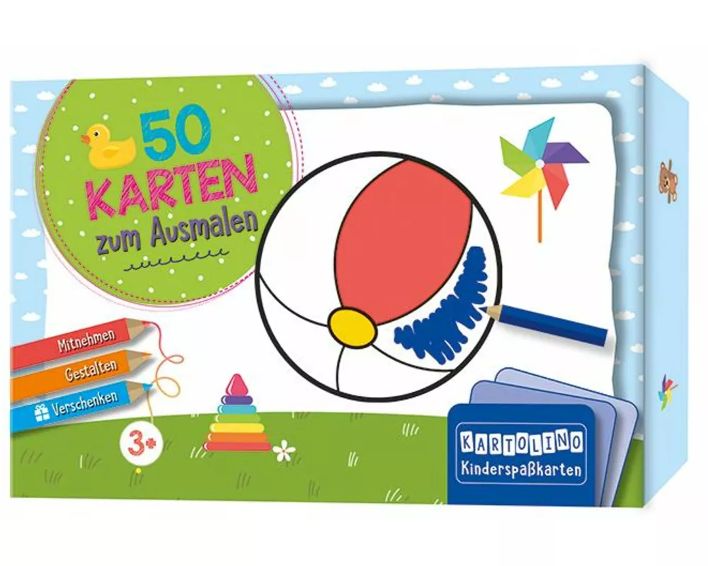 50 Karten zum Ausmalen - Erste Dinge