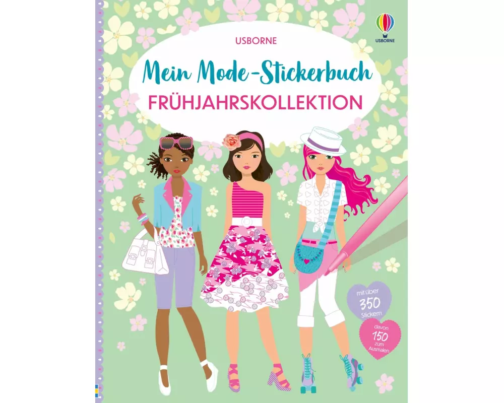 Mein Mode-Stickerbuch: Frühjahrskollektion