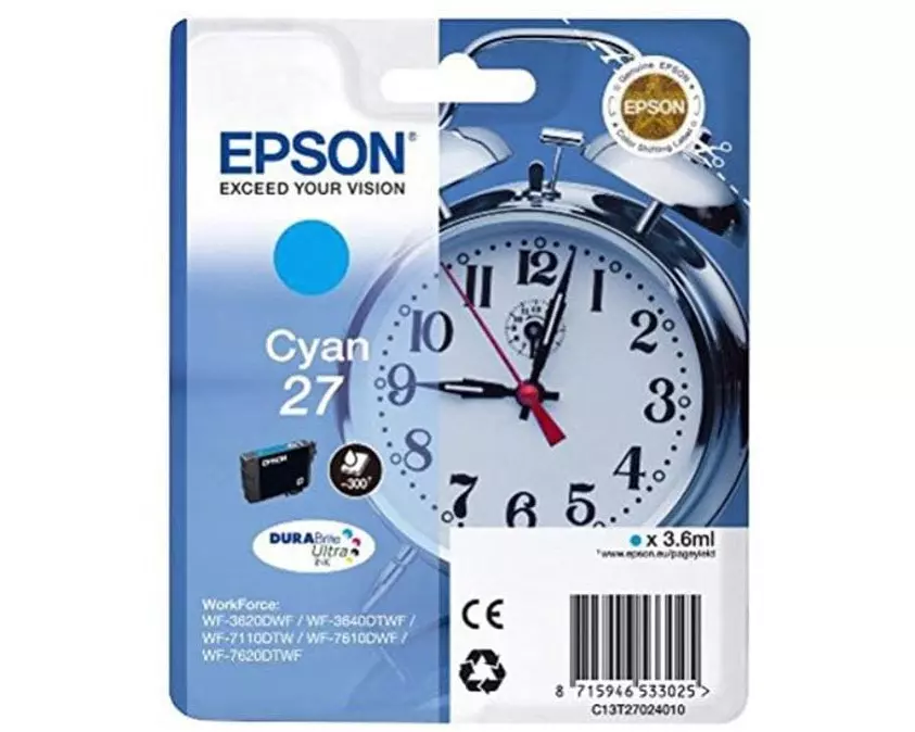 Epson Tinte T27024012 Cyan