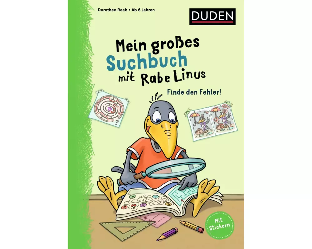 Mein großes Suchbuch mit Rabe Linus