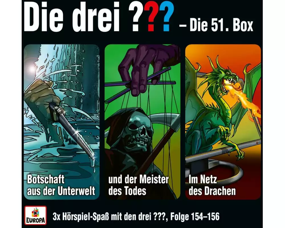 Die drei ??? Box 51 (Folgen 154 - 156)