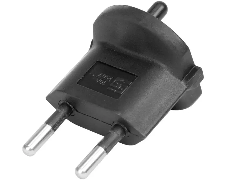 STEFFEN Fixadapter 2-Pol Deutschland CEE7 auf Schweiz T11 Schwarz