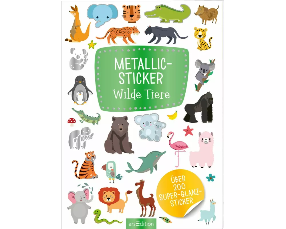 Metallic-Sticker – Wilde Tiere
