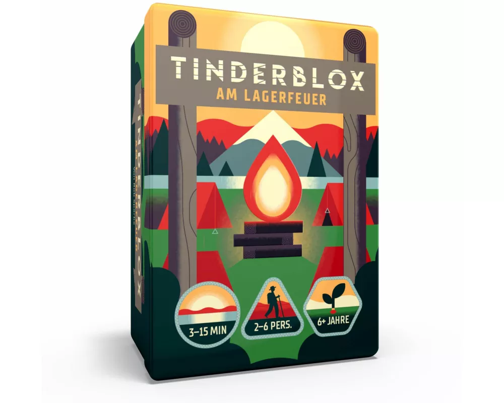Tinderblox - am Lagerfeuer - Geschicklichkeitsspiel (DE)