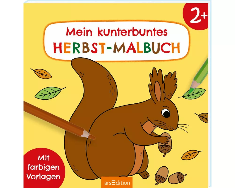 Malbuch ab 2 – Mein kunterbuntes Herbst-Malbuch