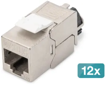 12X CAT 6A KEYSTONE MODUL