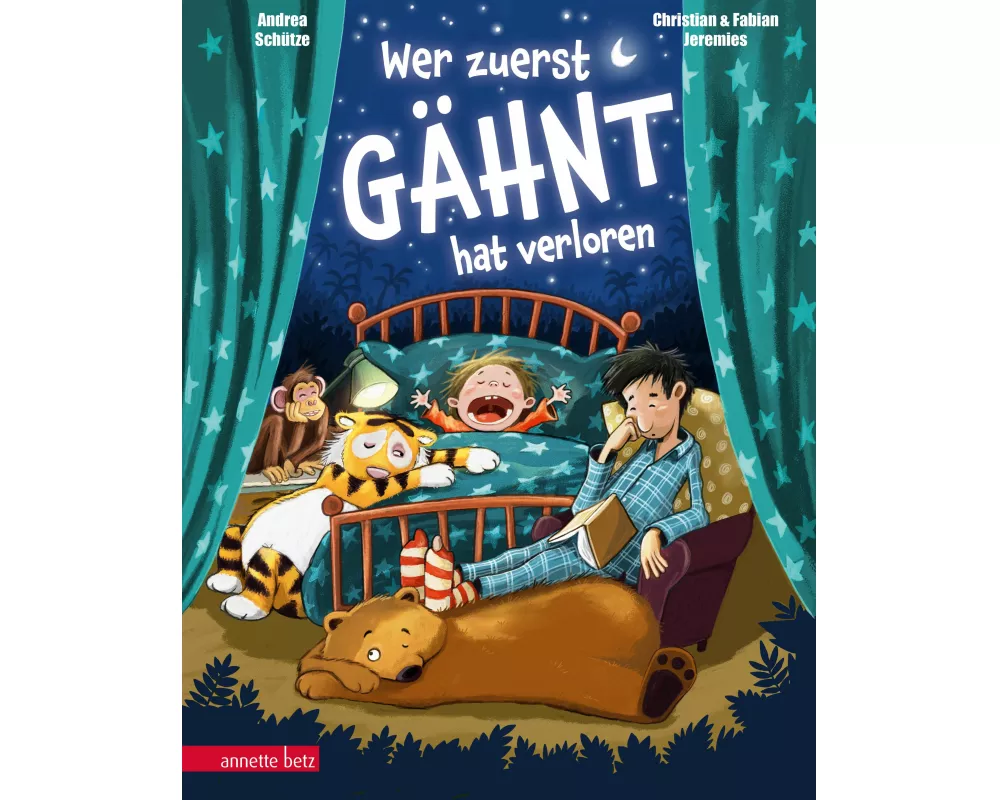 Wer zuerst gähnt, hat verloren! - Eine Einschlafgeschichte mit einem sympathischen Papa-Sohn-Duo