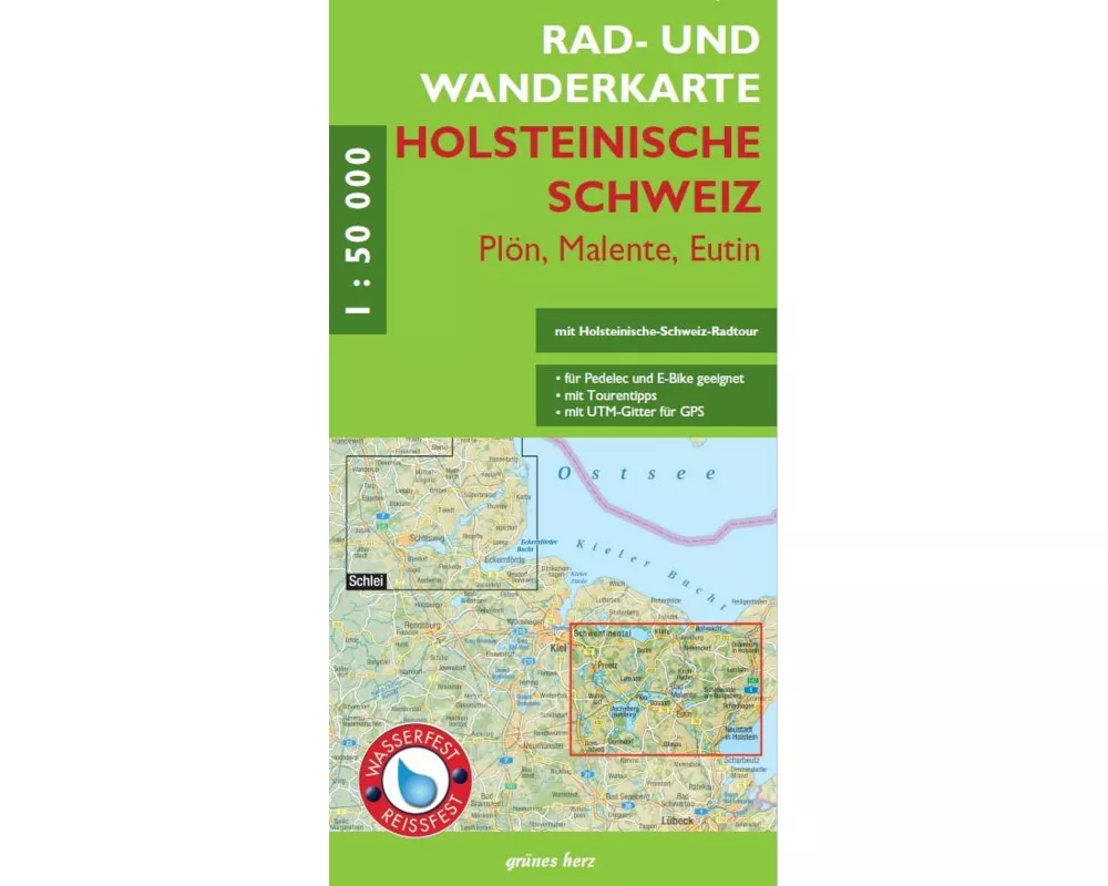 Rad- und Wanderkarte Holsteinische Schweiz