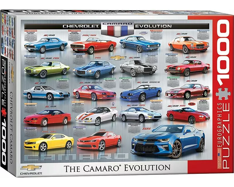 Puzzle 1000 Teile - Chevrolet The Camaro Evolution
