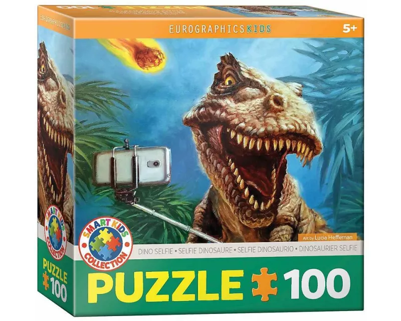 Kinder Puzzle 100 Teile - Dinosaur Selfie-Heffernan