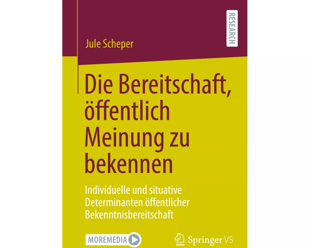 Die Bereitschaft, öffentlich Meinung zu bekennen