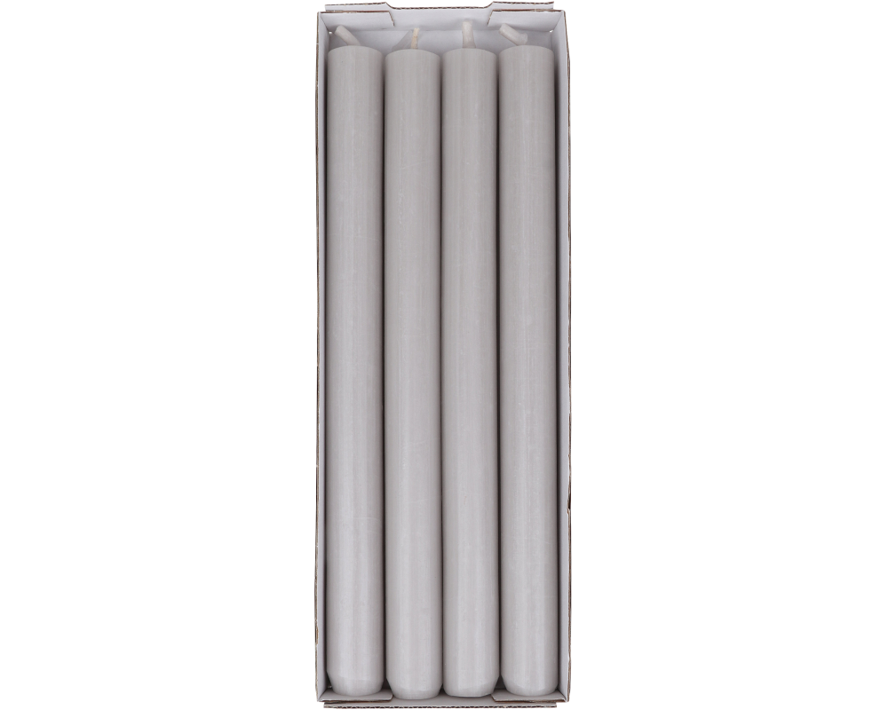 STEINHART Stabkerzen 250x22mm 2317163000 taupe 4 Stück