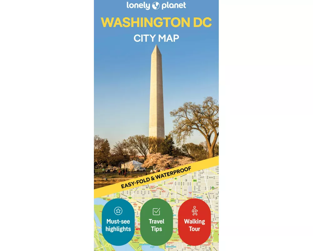 Lonely Planet Washington DC City Map
