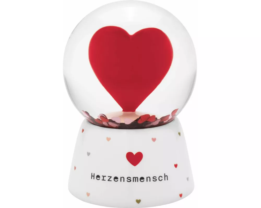 Traumkugel mit Motiv "Herzensmensch"