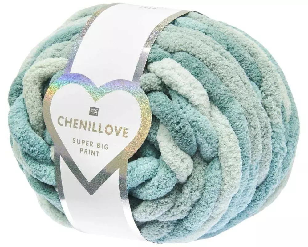 Rico Design Wolle Rico Chenillove Super Big 300 g, Aqua