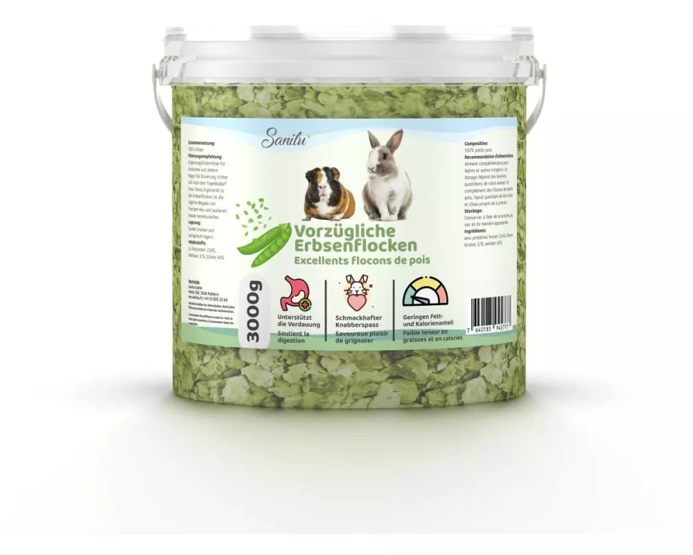 Sanilu Vorzügliche Erbsenflocken 3 kg