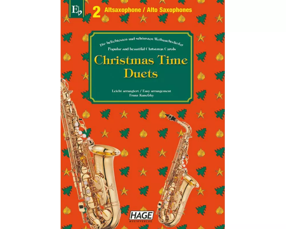 Christmas Time Duets für 2 Altsaxophone