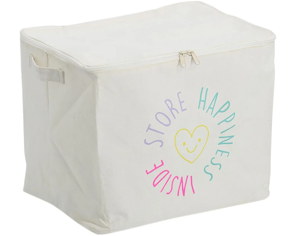 Zeller Present Aufbewahrungsbox Happiness 39 x 29 x 18 cm