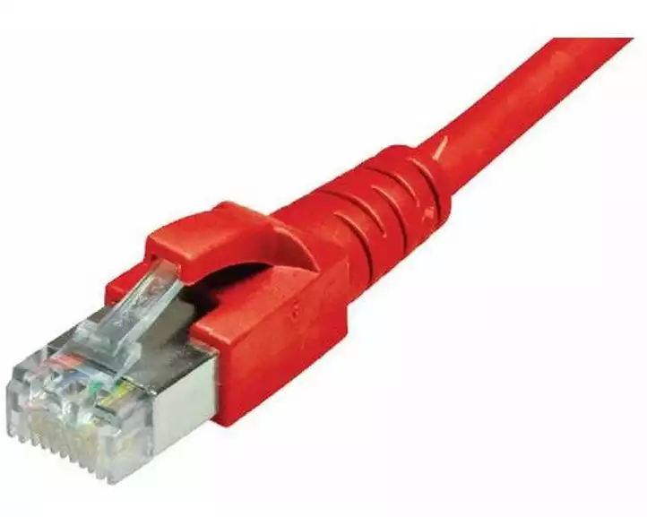 Dätwyler IT Infra Patchkabel RJ-45 - RJ-45, Cat 6A, S/FTP, 20 m, Rot