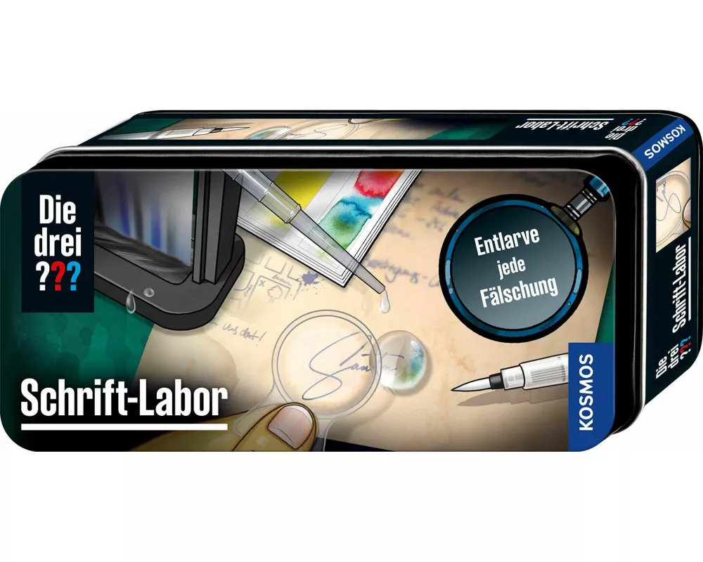 Die drei ??? Schrift-Labor (XL-Dose)
