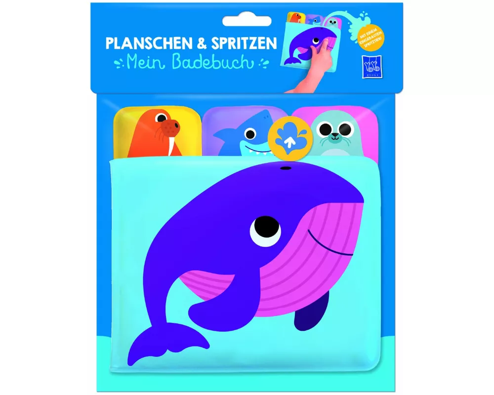 Planschen & Spritzen - Mein Badebuch (Wal)