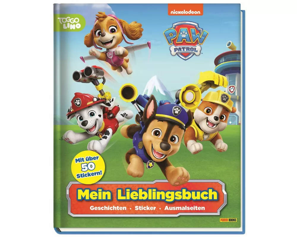 PAW Patrol: Mein Lieblingsbuch - Geschichten - Sticker - Ausmalseiten