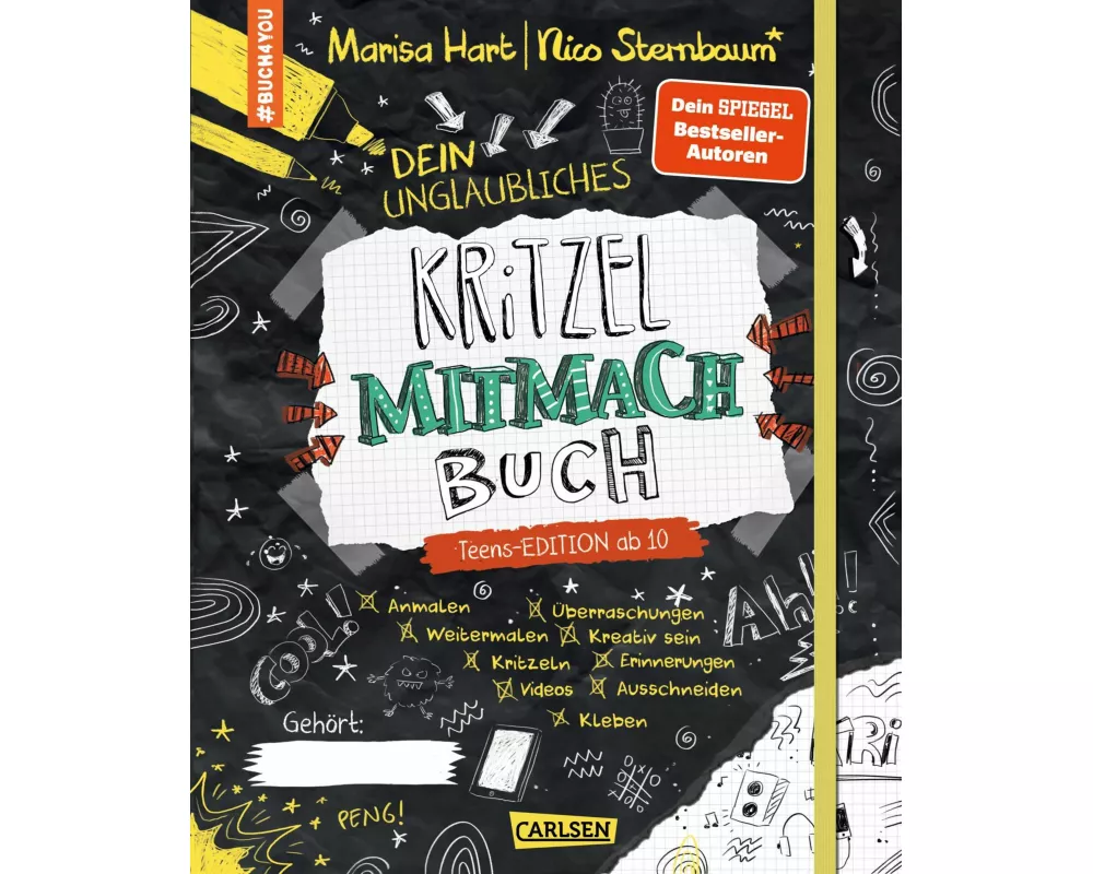 #buch4you: Dein unglaubliches Kritzel-Mitmach-Buch
