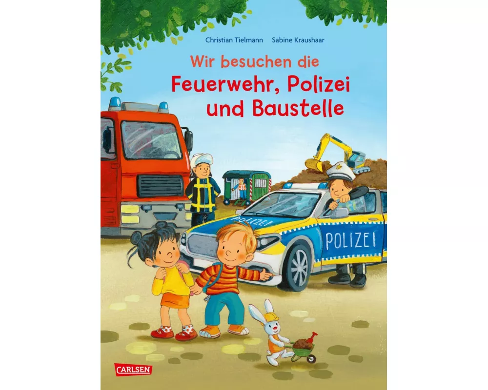Max-Bilderbücher: Wir besuchen die Feuerwehr, Polizei und Baustelle