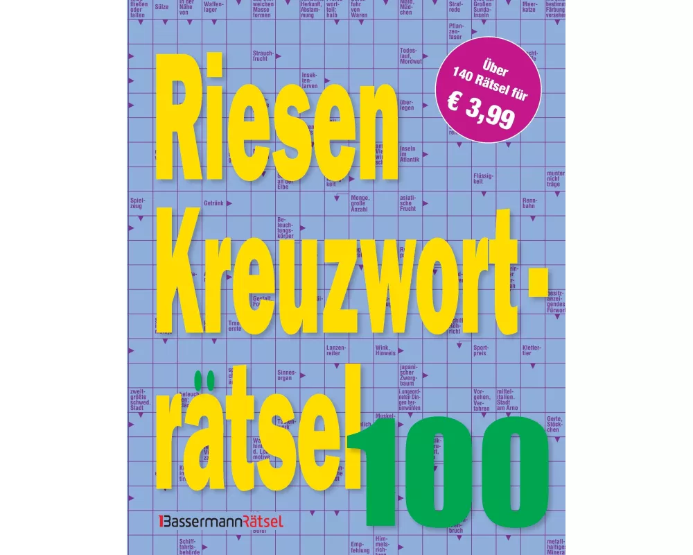 Riesen-Kreuzworträtsel 100 (5 Exemplare à 3,99 €)