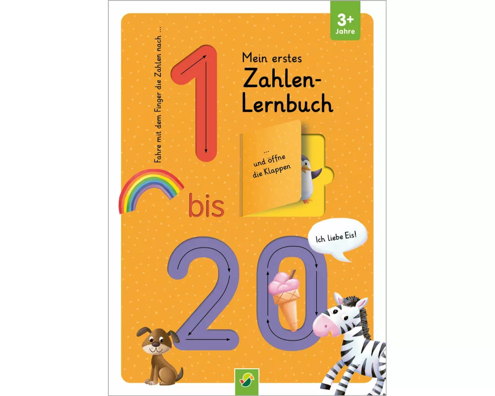 Mein erstes Zahlen Lernbuch mit Spurrillen und Klappen