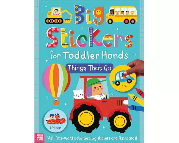 Big Stickers for Toddler Hands: Things That Go