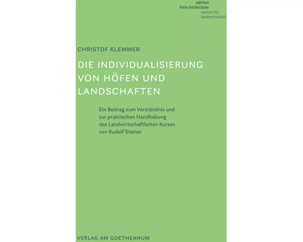 Die Individualisierung von Höfen und Landschaften